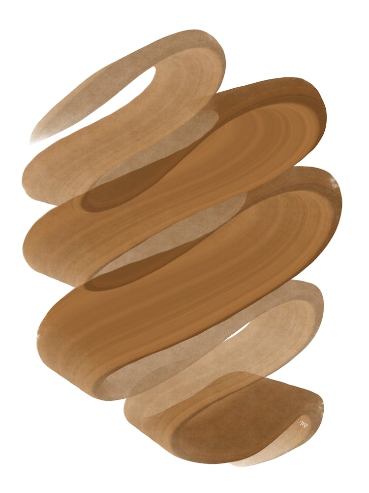 Abstract Mocha Paint Snake