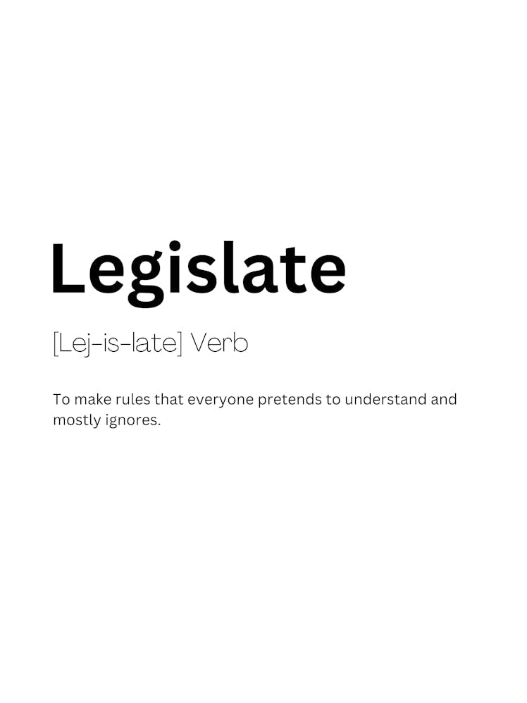 Legislate Definition Meaning 1