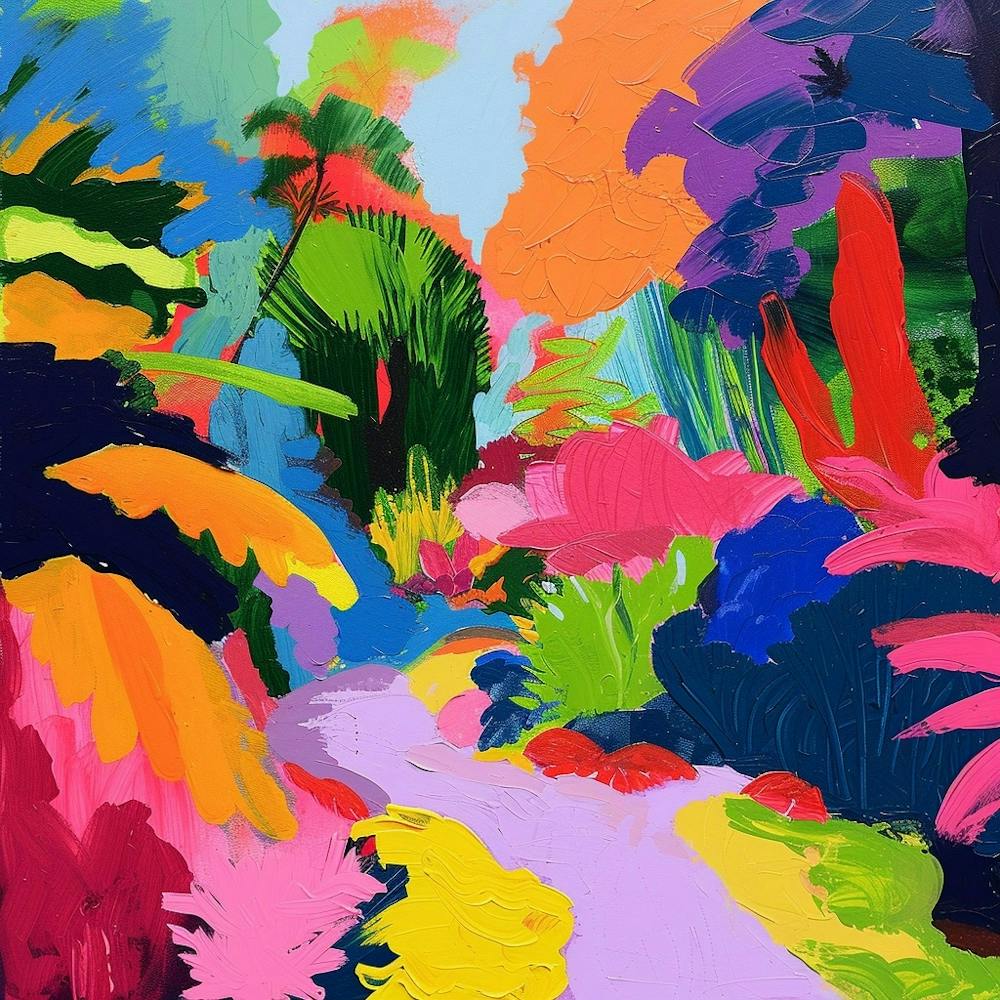 Colourful Gardens Atlanta Botanical Garden Usa 1