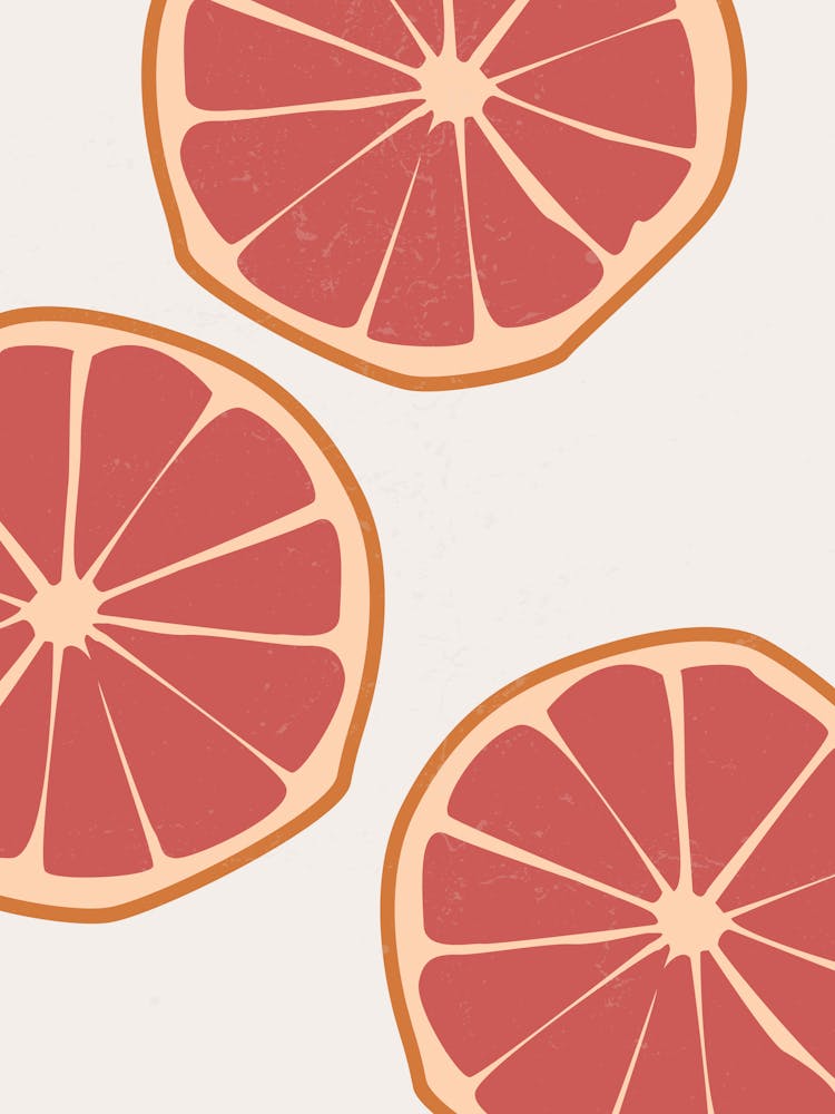 Boho Mid Century Modern Grapefruit Kitchen