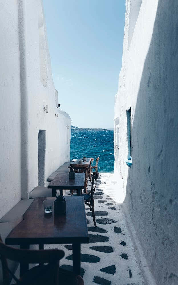 Small Streets Of Mykonos