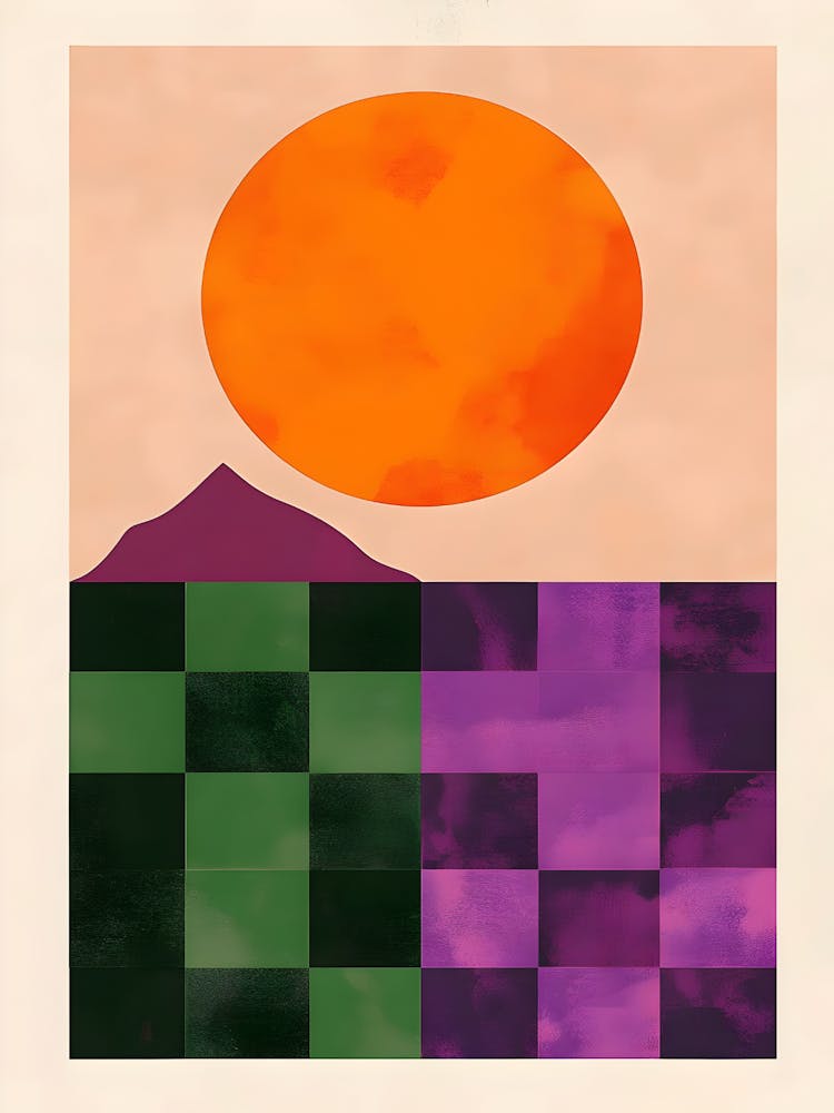 Sun Rising Over The Mountains