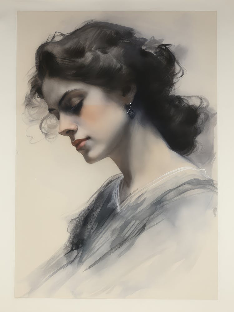 Moody Portrait Sketch