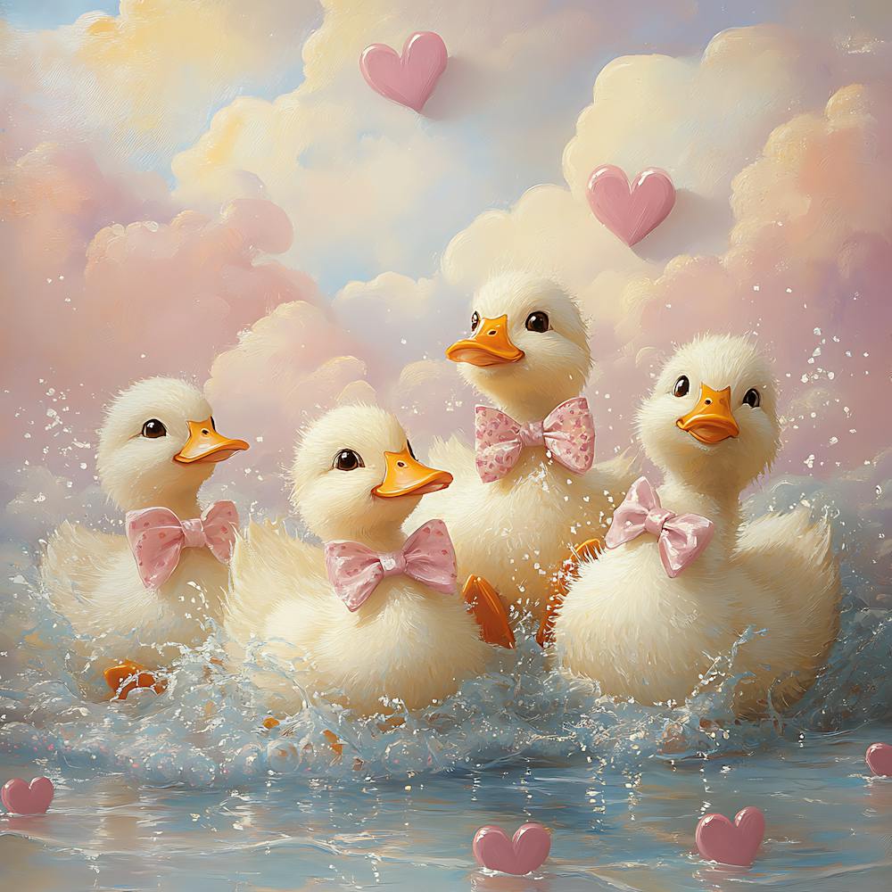 Ducks In The Water 14