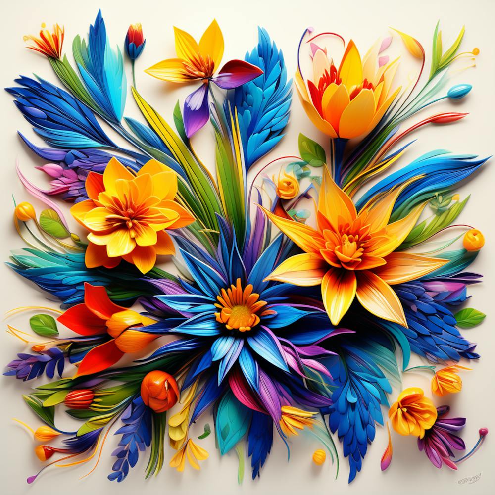 Fleurs en papier 2