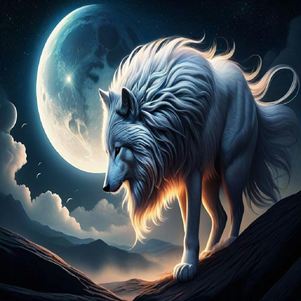 Wolf In The Moonlight