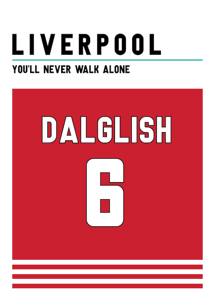 Kenny Dalglish Liverpool Jersey