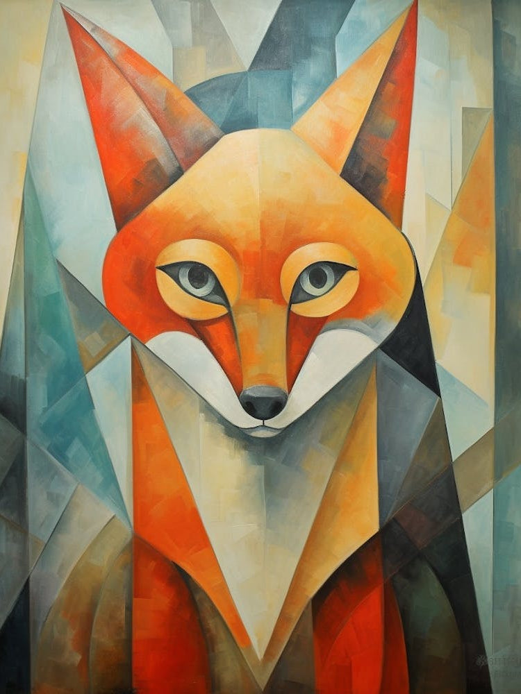 Fox Abstract Pop Art 7