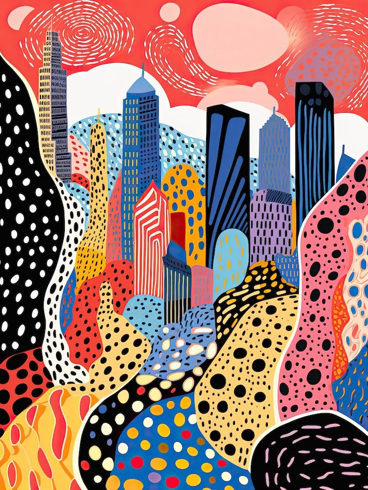 New York City, Illustration In The Style Of Pop Art 2