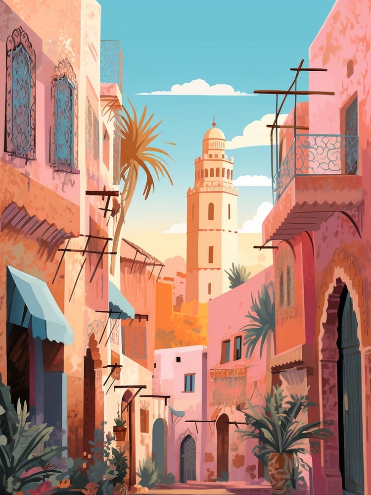 Marrakech Morocco 6 Illustration