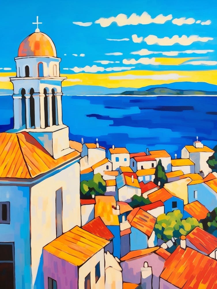 Zadar Croatia 1 Fauvist Painting