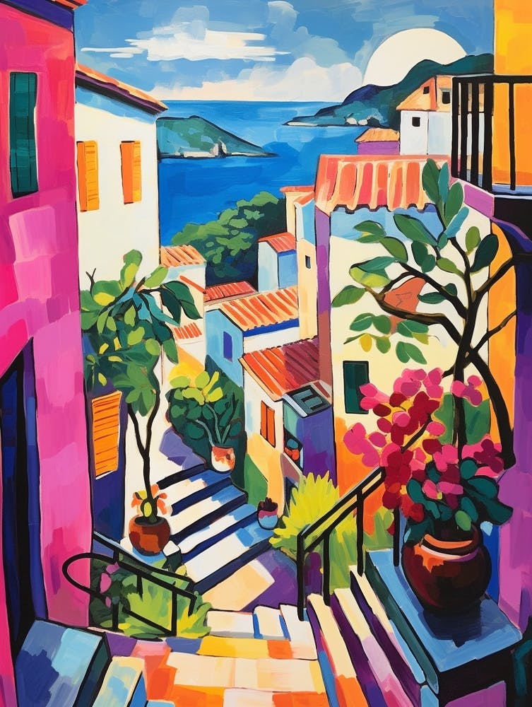 Dubrovnik Croatia 6 - Peinture Fauviste
