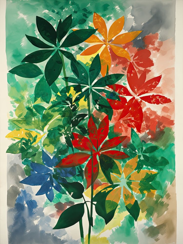 Poinsettia Flower Illustration 1