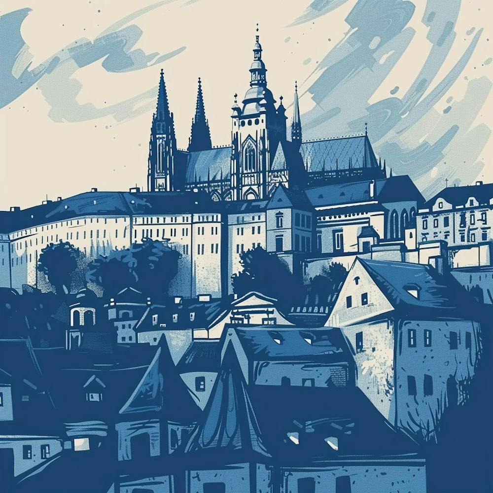 A Prague Castle Vector Design Illustration 1720468400 1
