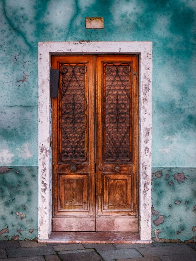 Weathered Doorway Of Burano