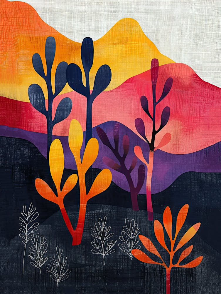 Organic Abstraction Matisse Style