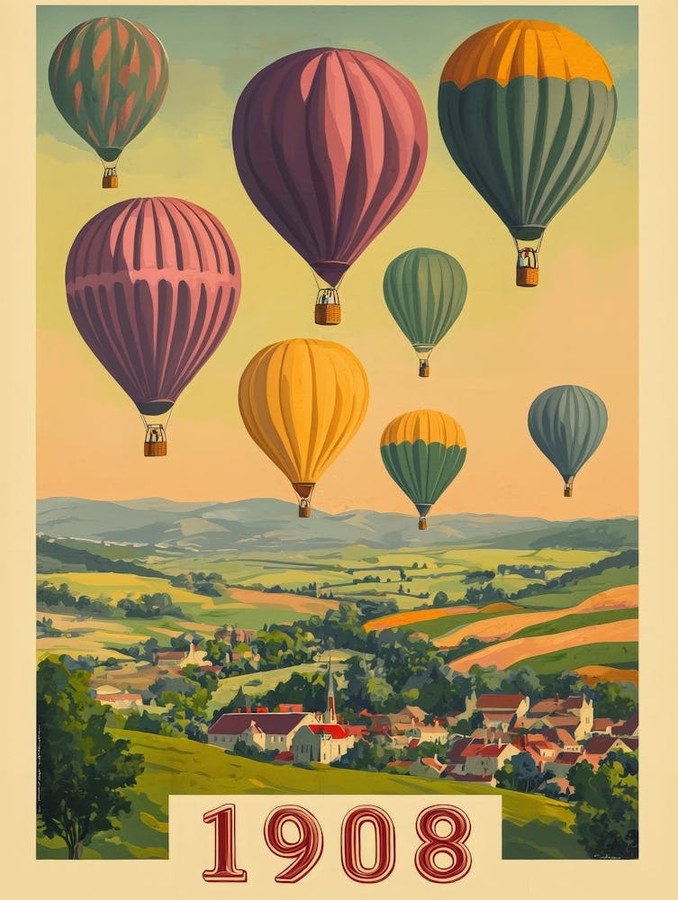 Aihrgdesign A Vintage Travel Poster Of A 1908 Hot Air Balloon 2be945be 01f1 42ac 8150 D8681e98479c 1