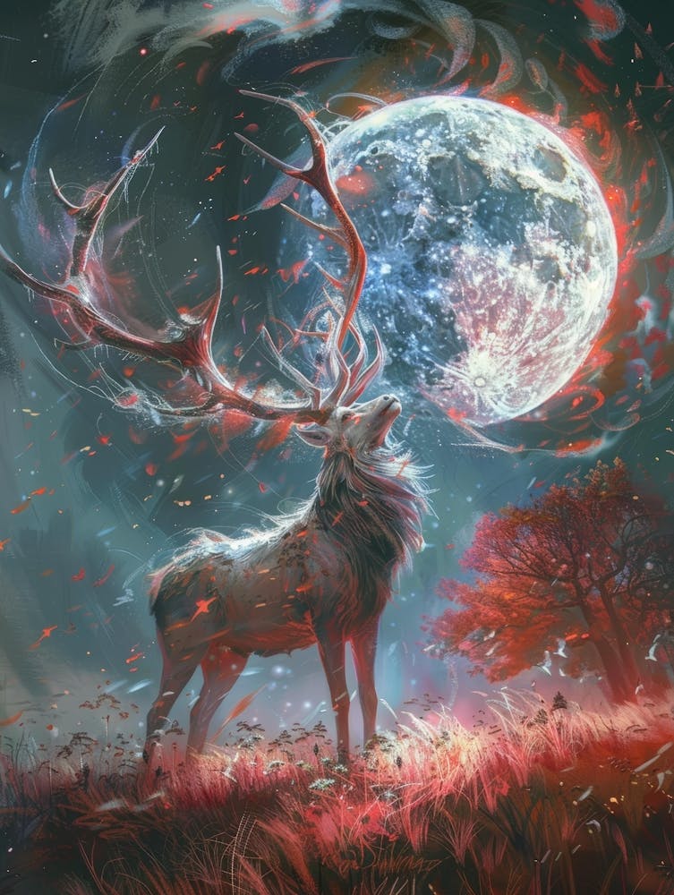 Deer In The Moonlight 8