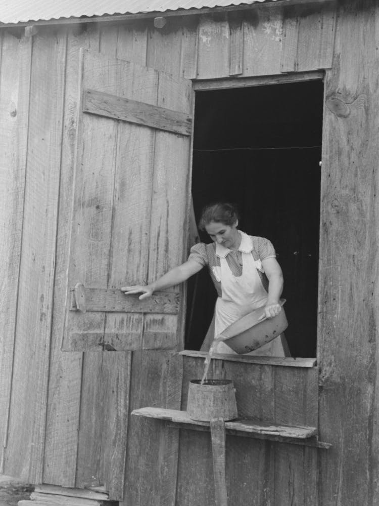 Wife Of Fsa (Farm Security Administration) Client Who Will Participate In The Tenant Purchase