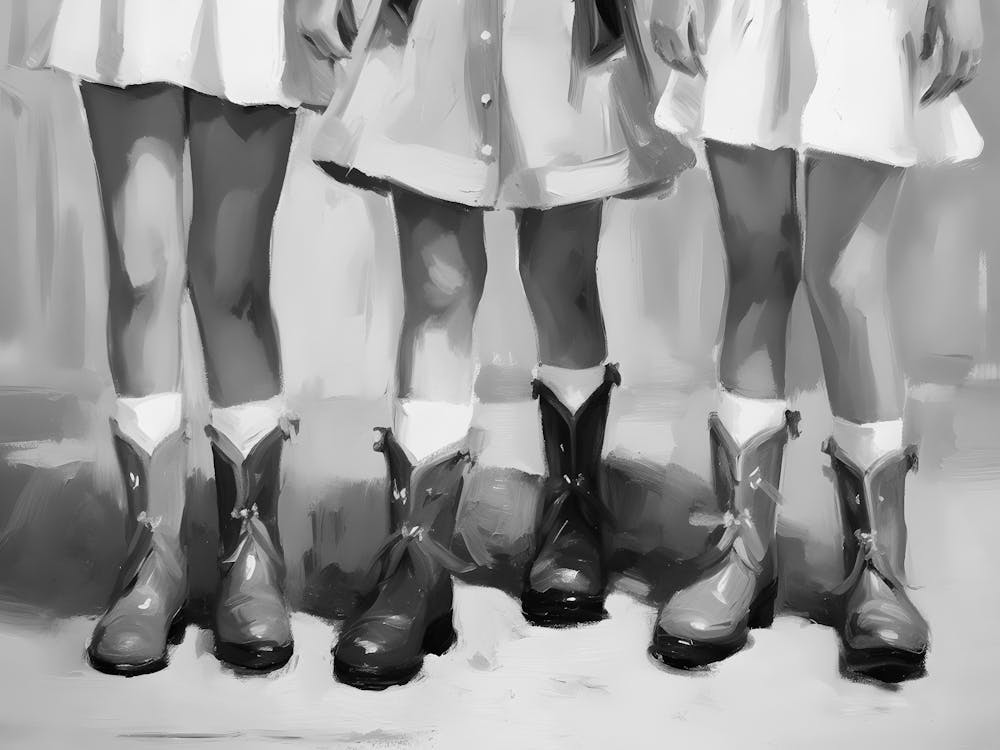 Three Girls In Boots