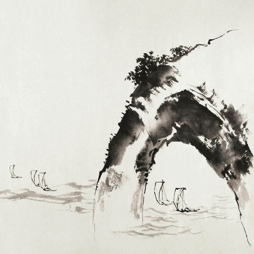 Hokusai's Ocean And Cliff, Album Of Sketches