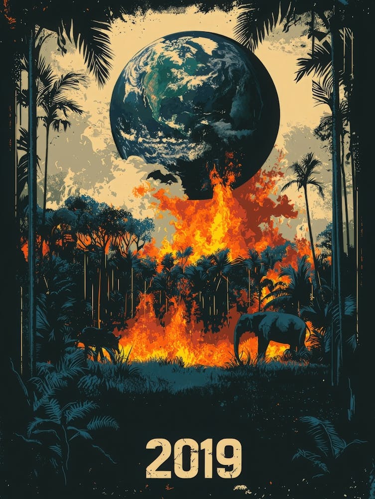 Aihrgdesign A Striking Environmental Poster Illustrating The