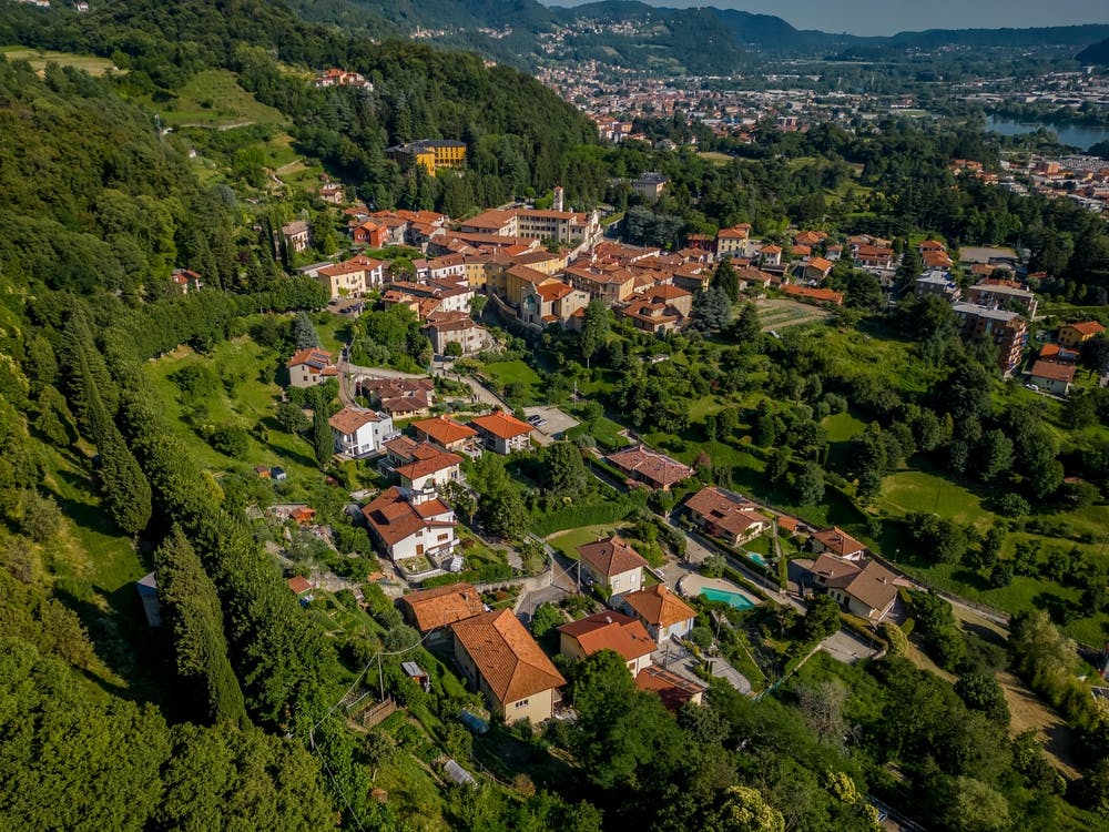 Italy Village Print Art