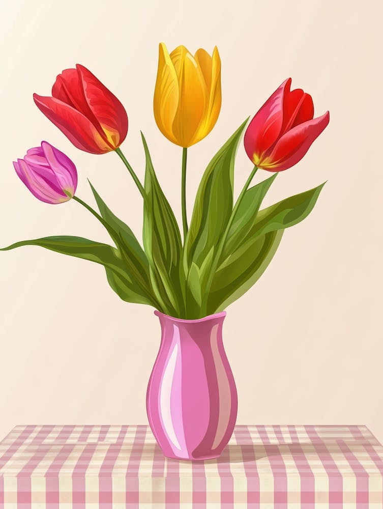 Tulips In A Vase 77