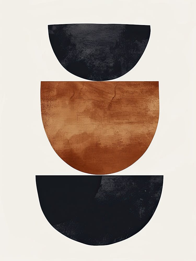 Abstract Earth Bauhaus Minimalist