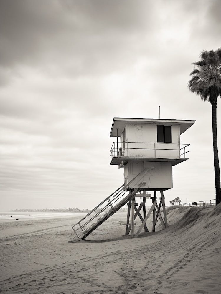 California, Black And White Analogue Photograph 2