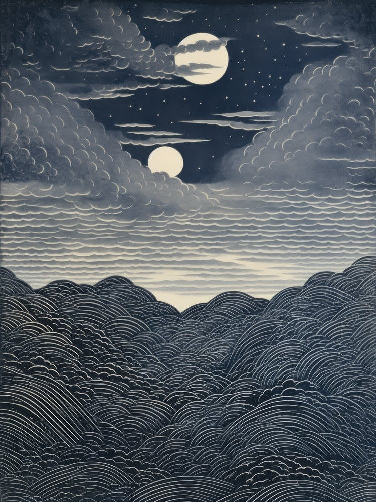 Moonlight Over The Ocean 2