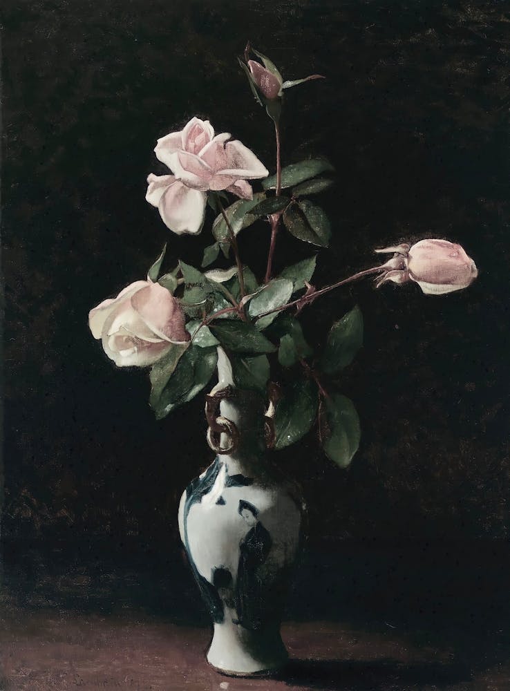 'Roses In A Vase' 1