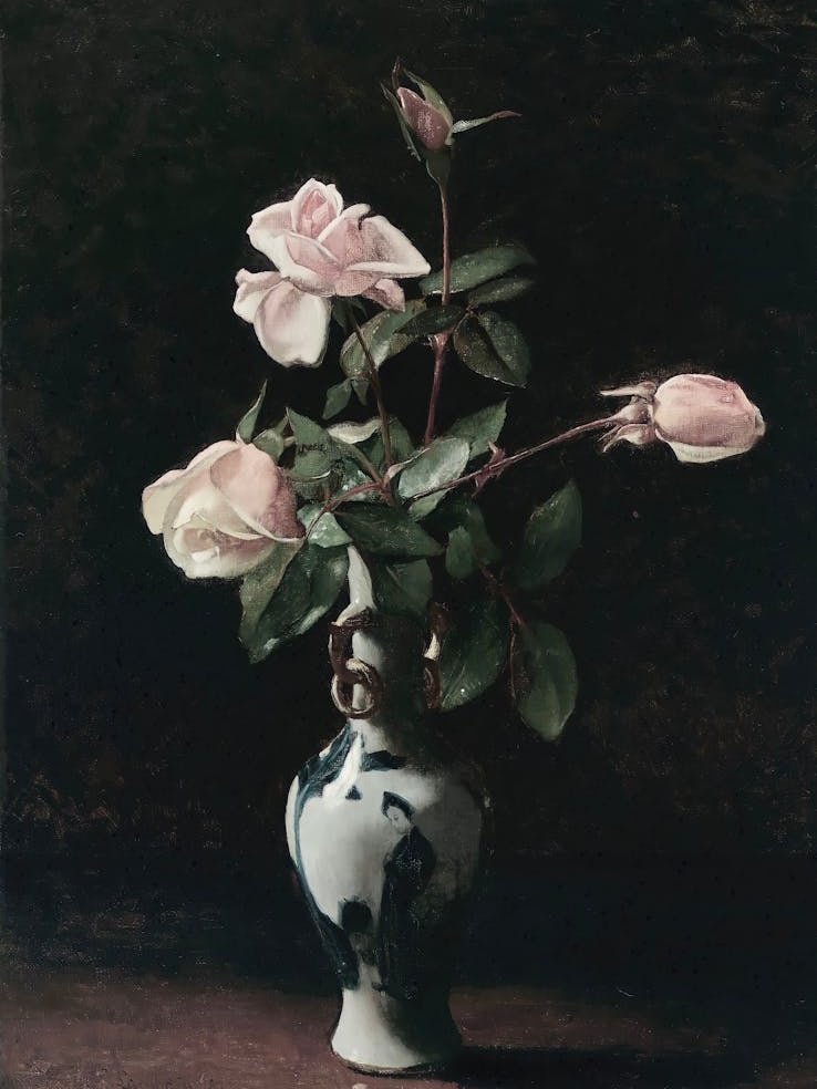 'Roses In A Vase' 1