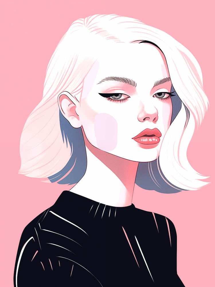 Girl With White Hair