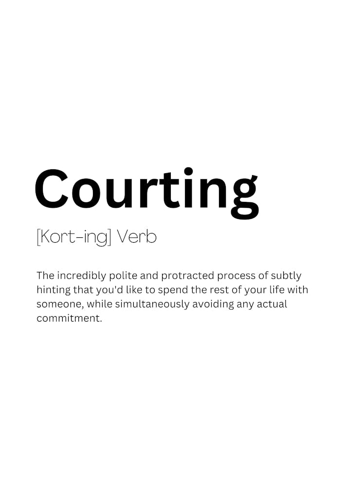 Courting Definition Meaning 1