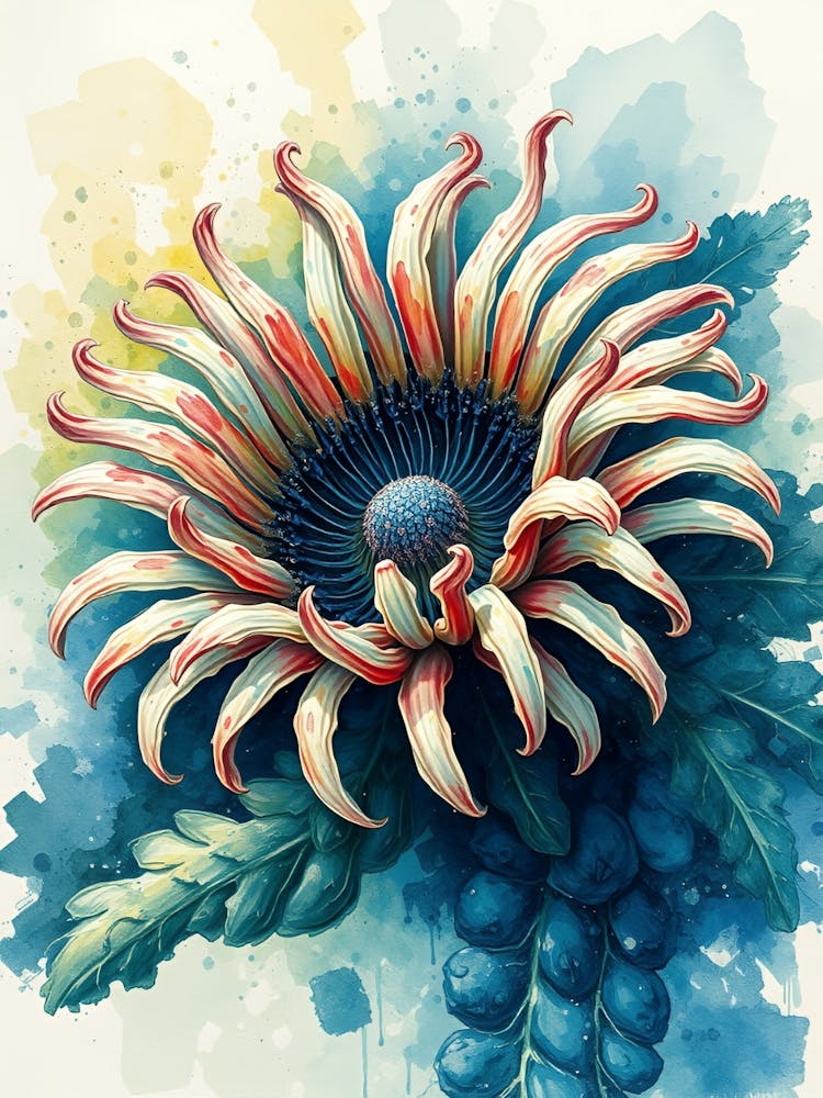Fleur à l'Aquarelle
