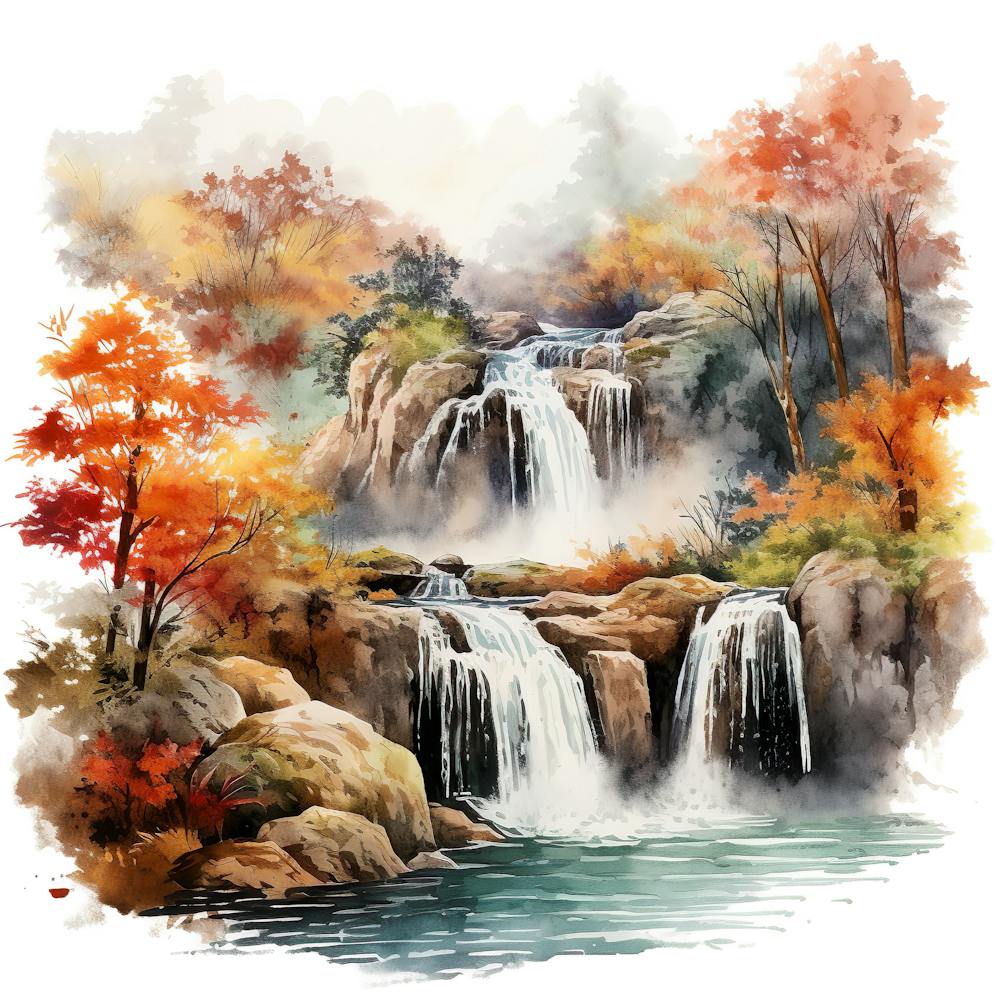 Waterfall Painting 1