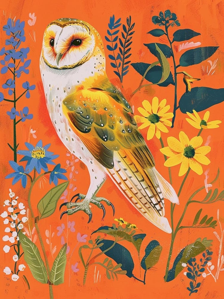 Spring Birds Barn Owl 1