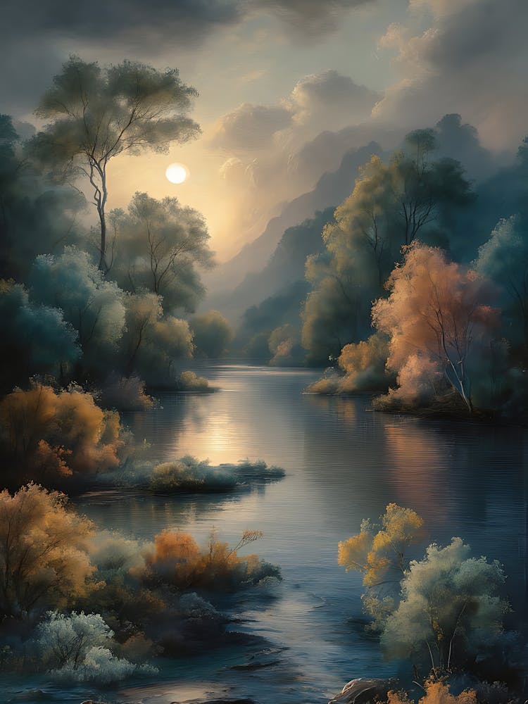 Moonlight Over The River