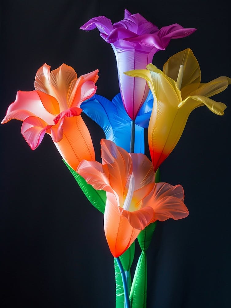 Helle aufblasbare Blumen Gladiolen 1