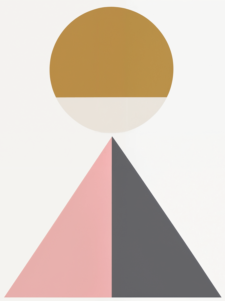 Abstract Mountain Sunrise