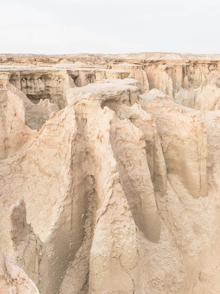 Canyon In The Desert Landscape