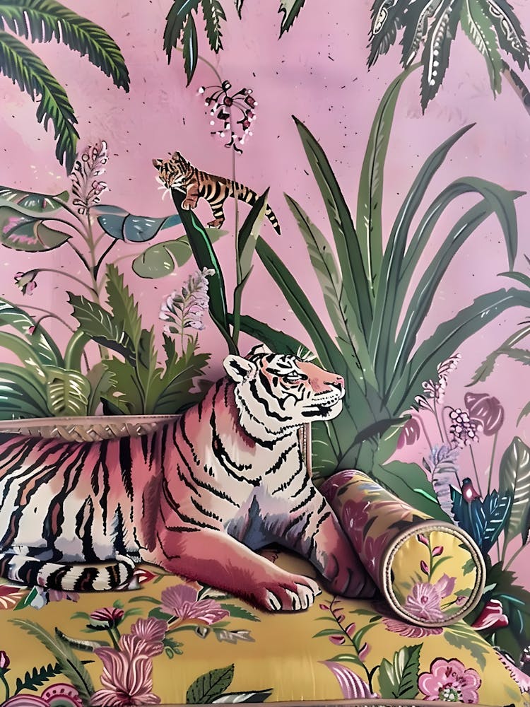 Tiger In The Jungle