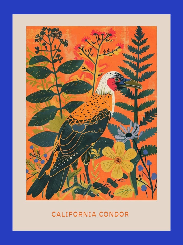 Spring Birds Poster California Condor 2