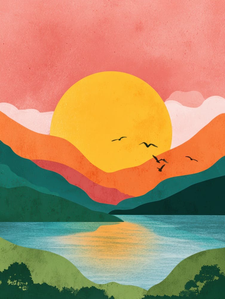 Sunset In The Mountains 40