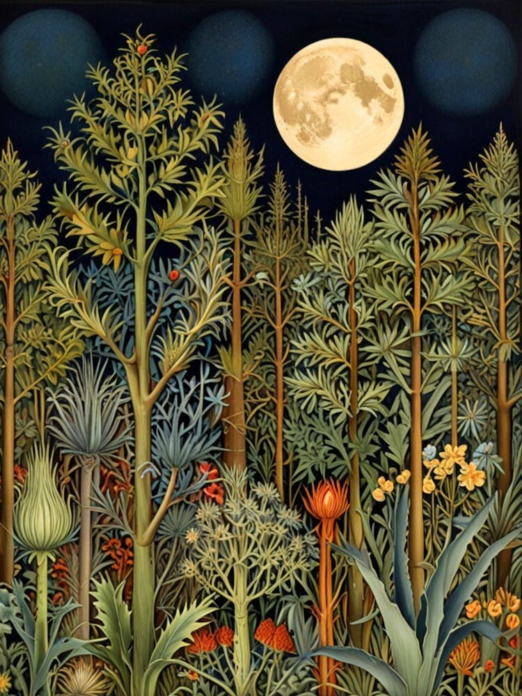 William Morris Forest At Night 24