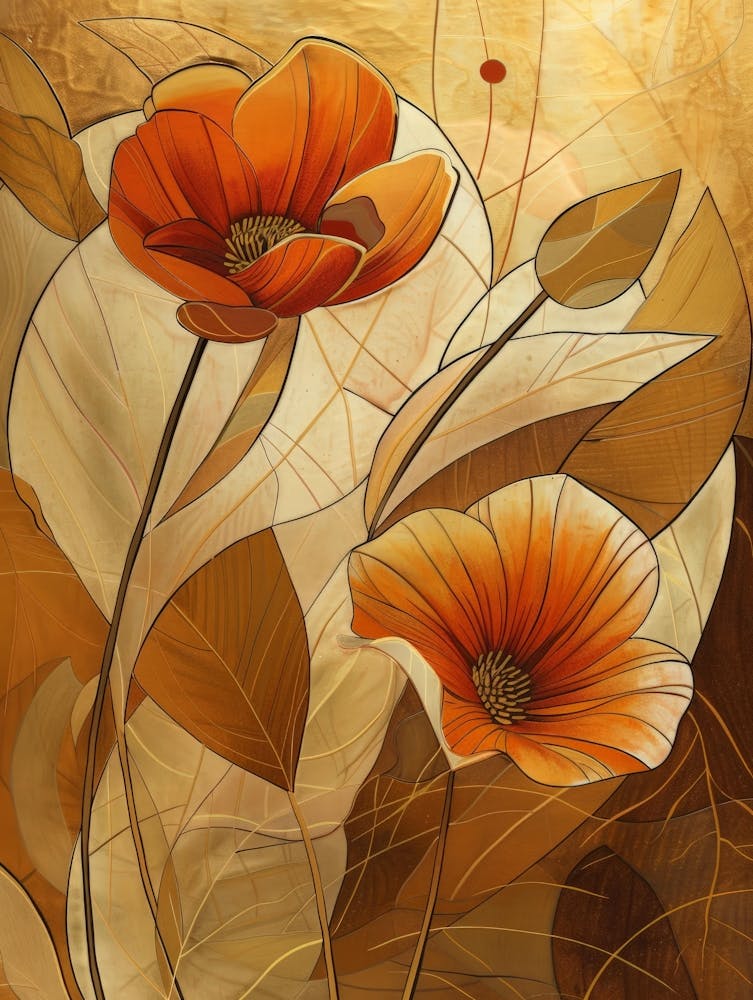 Orange Poppies 2