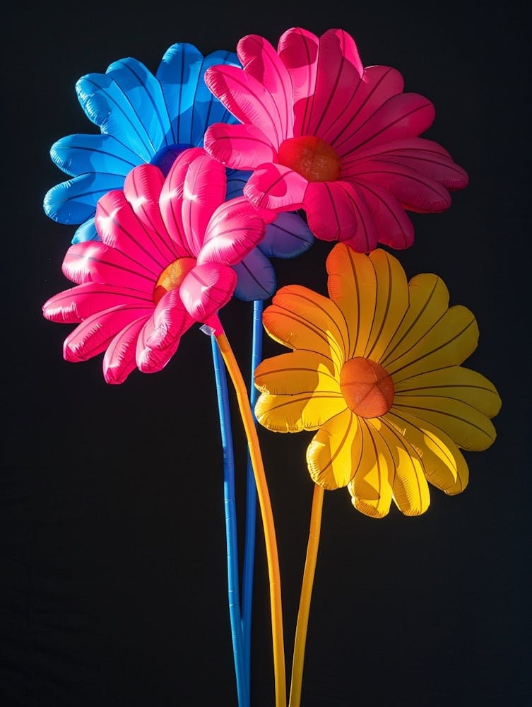Bright Inflatable Flowers Gerbera Daisy 4