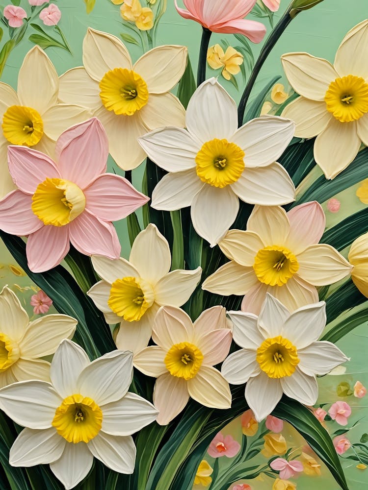 Painted Daffodils no1