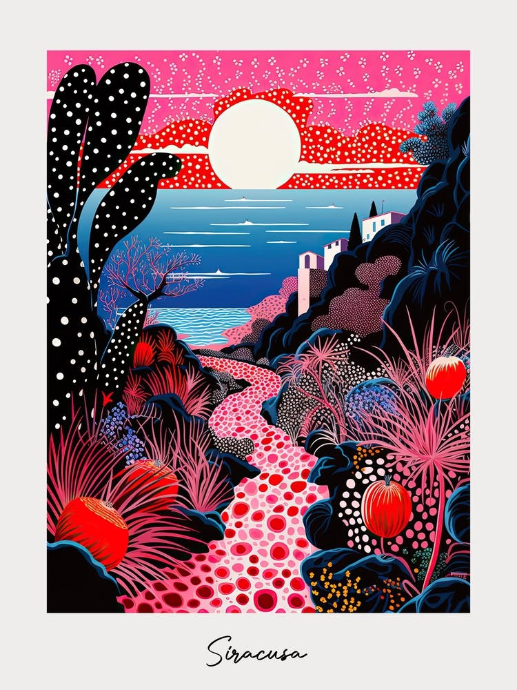 Poster Of Siracusa, Italy, Illustration In The Style Of Pop Art 4